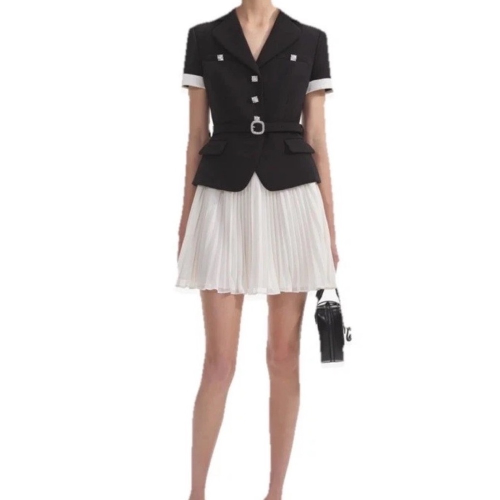 Self-Portrait Crepe Dress